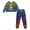 Colorful Leopard, variant on Leopard Print Design Soft Womens Pjs Sets, Long Sleeve Long Sleeve Shirt and Pajama Pants for Loungewear Indoor