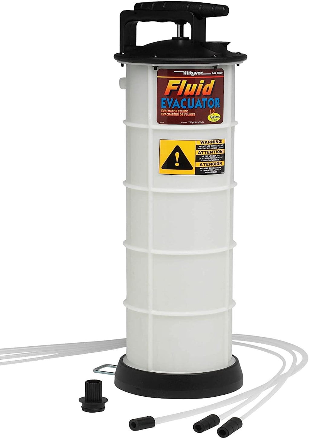 Mityvac MV7400 1.9 Gallon Automotive Fluid Evacuator with Overflow