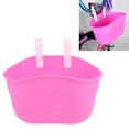 thumbnail image 3 of BRIGHTFUFU 1 cesta de plástico para manillar de patinete o bicicleta infantil (rosa), 3 of 7