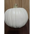 thumbnail image 3 of Halloween Pumpkin Hollow White 9" craft foam decorative pumpkin, 3 of 3
