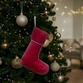 thumbnail image 6 of Christmas Stockings Mini Knitted Xmas Socks 16 Inches Mini Christmas Socks Silver Edge Fireplace Hanging Stockings Christmas Hanging Socks for Party Decoration and Xmas Day, 6 of 6