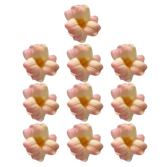 Goasio 10 Pcs Artificial Faux Silk Phalaenopsis Flower Heads Fake Orchid Head for Wedding Floral Bouquet Decor DIY Craft Making