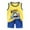 Yellow, variant on TAIAOJING Toddler Baby Boy Summer Outfits Sets Clothes Retro Embroidery Animals Shirts T-Shirt   Elastic Shorts Outfits Sets Stylish 12-18M