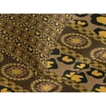 thumbnail image 4 of Ambesonne African Quilted Bedspread Set 3 Pcs, Leopard Skin Ornaments, Queen Size, Umber Brown Marigold, 4 of 5