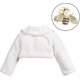 thumbnail image 1 of Niña princesa piel sintética flor bolero encogimiento de hombros fiesta vestido de novia, ancho de hombro de aproximadamente 45 cm, longitud de aproximadamente 45 cm ShuxiuWang 8390606302656, 1 of 1