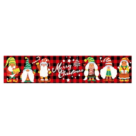 

Christmas Table Runners | Santa Claus Christmas Table Runner | Holiday Linen Table Runners 72 Inches Long Christmas Tablecloth Table Runner Decoration