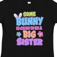 thumbnail image 4 of Inktastic Some Bunny is Going to Be a Big Sister with Bunny Ears and Flowers Girls Toddler T-Shirt, 4 of 5