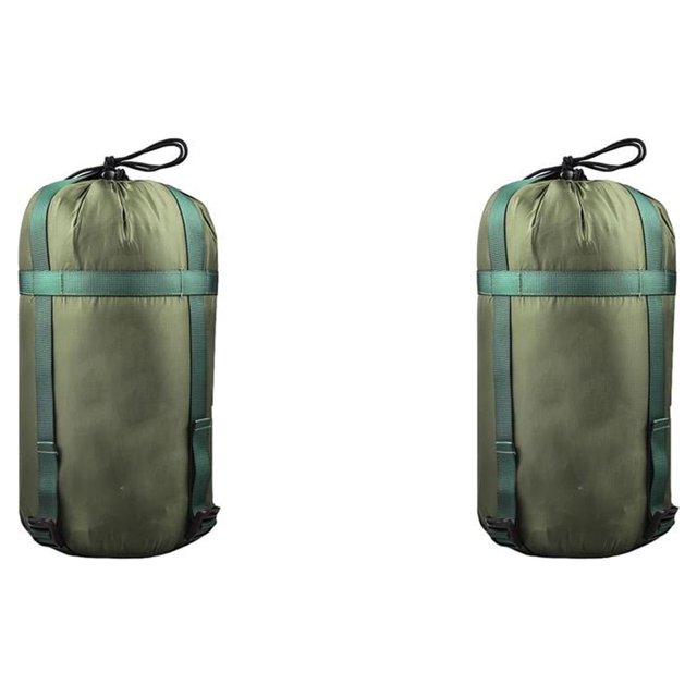 Bolsa de compresión Eigraketly a prueba de rasgaduras para acampar al aire libre Verde militar Type1 NO1