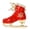 Red, variant on Alloy Ski Ice Skate Brooches Sporty Pins for Unisex Casual Winter Fashion Accessories
