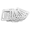 thumbnail image 1 of de turbina, accesorio de cargador de novia, 10 Uds., junta de turbina, supercarga de acero inoxidable, compatible con T2 T25/T28 GT25/GT28 GT2876,Junta de turbina, junta Turbo, brida de cargador Turbo Higoodz Accesorio de coche, 1 of 8