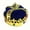 Blue, variant on Geogrous Bejeweled King Crowns Prom Dress Up for Show Kid Birthday Shower Party Photo Props
