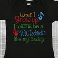 thumbnail image 4 of Inktastic Hvac Technician Like Daddy Boys or Girls Baby Bodysuit, 4 of 5