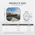 thumbnail image 3 of Cauagu Lighthouse Cauagu {designName} Print Foldable Car Windshield Sun Shade | Front Windshield Shade for Sun | Fits Small Sedans, Mini SUVs, Hatchbacks-Medium, 3 of 6