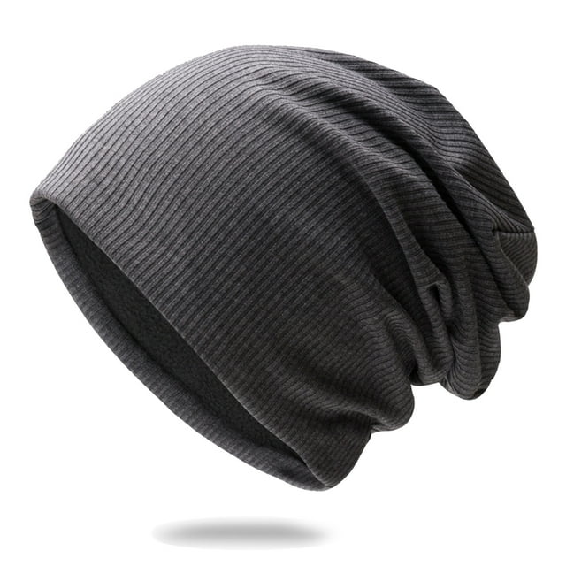 Sombrero a prueba de viento Pure Color Plus Sombrero de punto de cachemira, capucha cálida para hombres y mujeres, sombrero de pila Adepaton 2034331-3
