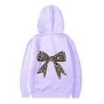 thumbnail image 5 of RMGVDSD Girls Hoodie Long Sleeve Leopard Bow Graphic Sweatshirts Kids Cute Pullover Tops Fall Clothes Trendy Hoodies School Wear 7-8 Years, 5 of 5