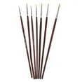 thumbnail image 1 of 7Pcs Artist Paint Brushes Fine Tip for Intricate Detailing Nylon Wood, 1 of 9