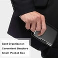 thumbnail image 7 of Vorkoi RFID Blocking Credit Card Protector Aluminum ID Case Hard Shell Business Card Holders Metal Wallet for Men or Women, 7 of 7