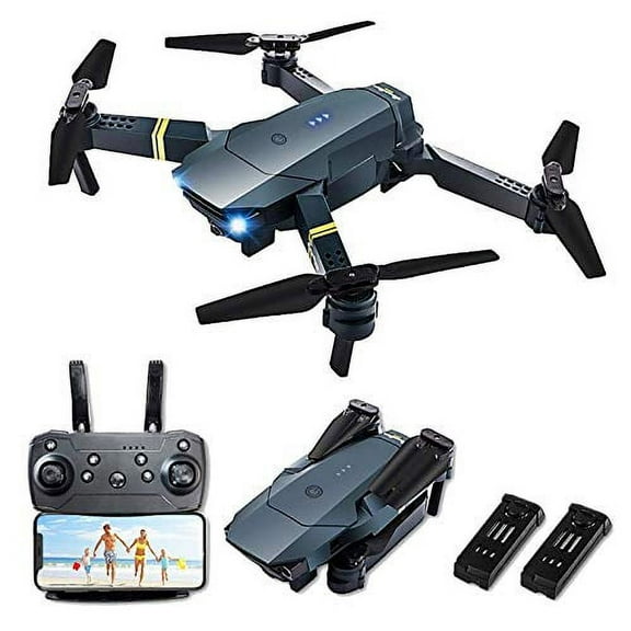 FCONEGY E58 Foldable RC Quadcopter Drone, 1080P HD Camera, WiFi FPV, Blue, Aerial Drones