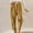 Khaki, variant on Idoravan Fashion Women Trousers Full Pants Casual Straight Solid Color Suit Pants