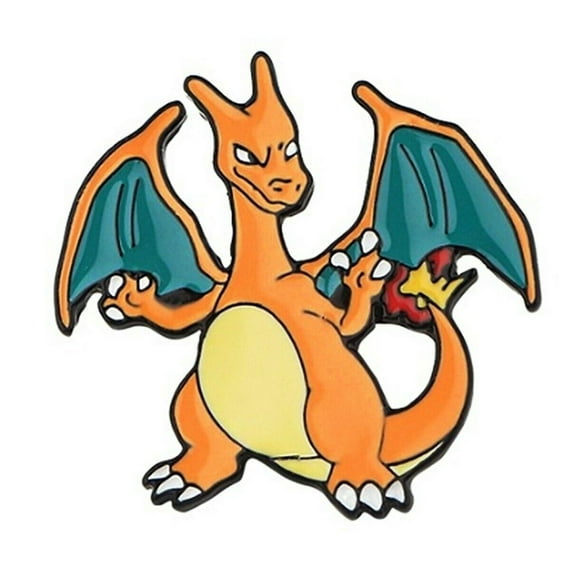 Pokemon Charizard 1 Inch Tall Enamel Metal Pin