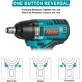thumbnail image 3 of Cordless Impact Wrench 1/2'' Compatible with 18V Makita Battery (Brushless&No Include Battery), 3 of 7