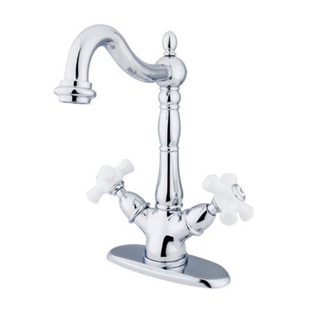 UPC 663370022340 product image for Kingston Brass KS1491PX Two Handle Vessel Sink Faucet with Optional Cover Plate | upcitemdb.com