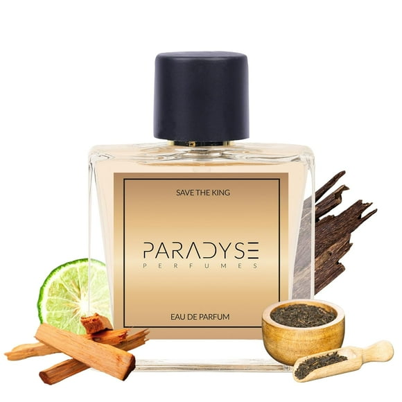 Paradyse Perfumes Save The King Eau De Parfum For Men 50ml, 1.7 Fl.oz. | Strong & Long Lasting Day & Night Perfume For Boys - With Bergamot, Agarwood & Sandalwood Notes | Luxury Gift For Husband