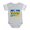 Heather Gray, variant on CafePress - We Support Ukraine - Cute Infant Baby Football Bodysuit