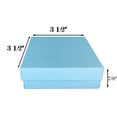 thumbnail image 5 of Lot of 20 Light Blue Cotton Filled Jewelry Packaging Gift Boxes, 5 of 7