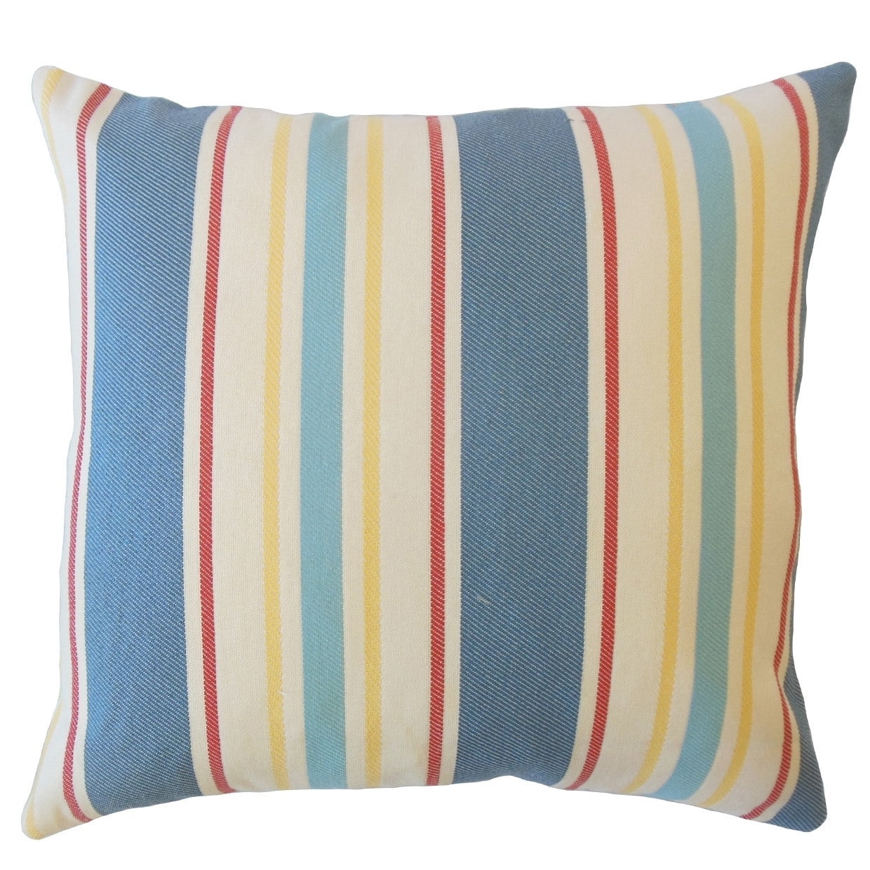 The Pillow Collection Xander Stripes Blue Down Filled Throw Pillow The Pillow Collection Xander Stripes Blue Down Filled Throw Pillow