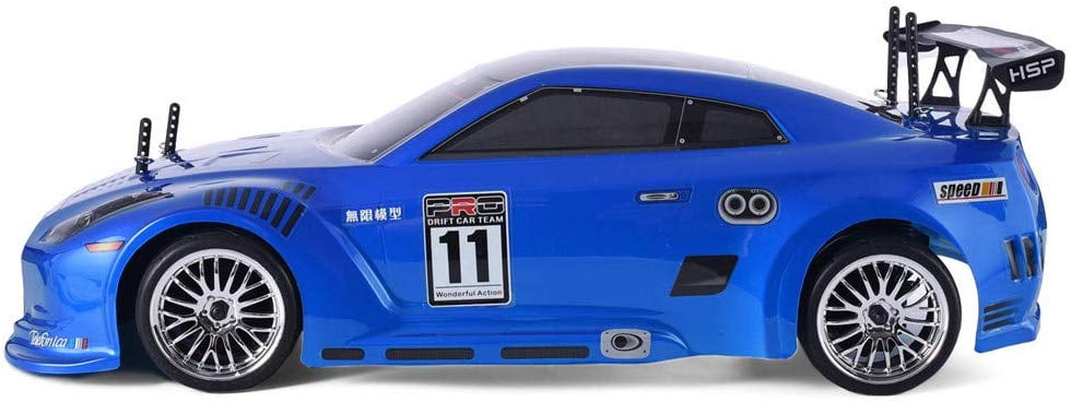 Toyoutdoorparts RC 02001 Blue Chassis Fit HSP Nitro 1:10 On-Road Car 94101 94102 