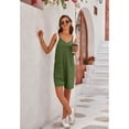 thumbnail image 2 of XCHQRTI Women Casual Jumpsuit Spaghetti Strap Overalls with Pockets Loose Sleeveless Rompers, 2 of 8