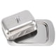 thumbnail image 1 of Luxious Stainless Steel Butter Dish Box Container Shiny Cheese Server Storage Keeper Tray with Easy, 1 of 5