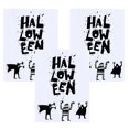 thumbnail image 1 of Halloween Stickers,3 Set Self‑Adhesive PVC Wallpaper Wall Stickers Finest Materials, 1 of 7