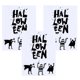 thumbnail image 4 of 3 Piezas Pegatinas de Pared de Halloween Ticfox Autoadhesivas PVC 44x60,8 cm, 4 of 14