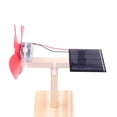 thumbnail image 2 of Science Toy Mini Solar Fan DIY Model Kit Wooden Students Physics Educational Toy, 2 of 6