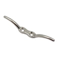 thumbnail image 1 of Gancho de cornamusa de cuerda para asta de bandera plateada, aleación de Zinc libre de óxido de 4 pulgadas, cornamusa de cuerda de montaje, cubierta de barco de grado marino o mástil de band, 1 of 5