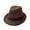 Coffee, variant on HGIEYS Straw Fedora Hat for Women Men Mesh Trilby Hat Panama Cuban Summer Beach Sun Outdoor