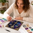 thumbnail image 6 of DIY Zodiac Diamond Painting Art Kit For Adults, Full Set Of Craft Supplies, Sparkling Gem Art Project, Excellent Hand‑Craft Activity For Creative Enthusiasts(Aquarius), 6 of 7