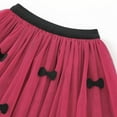thumbnail image 6 of KAUOD Girls Bowfront Tutu Skirts Mesh Tulle Pleated Princess Skirt Kids Toddler Tiered Ballet Dance Party Short Dress, 6 of 9