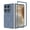 Blue, variant on Dteck Magnetic Case for Motorola Moto Razr Fold 2026, Compatible with MagSafe, Matte Translucent Rugged Shockproof Slim Cover,Black