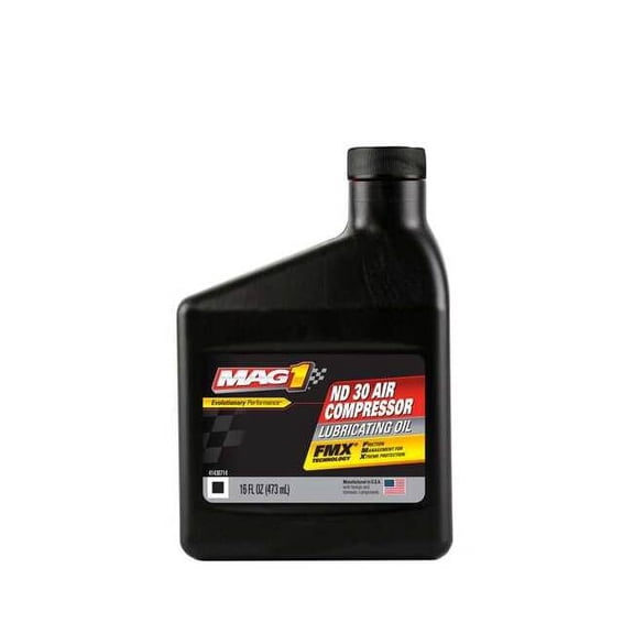 Mag 1 Air Compressor Oil,Amber,16 oz. MAG69885