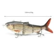 thumbnail image 4 of Señuelo pesca robótico Wobbler eléctrico 4 segmentos Auto Swimbait USB (BL-379), 4 of 8