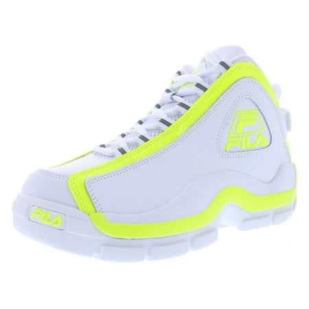 Fila Grant Hill 2 Womens Shoes Size 6.5, Color: White/Safety Yellow/White
