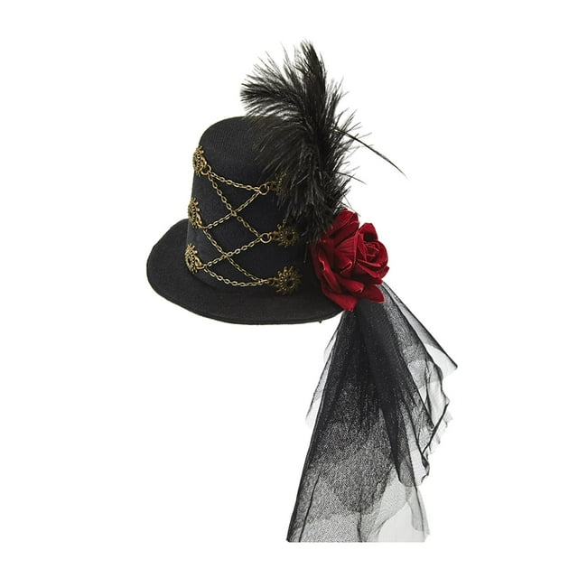 Steampunk Mini Chapeau Accessoires pour Cheveux pour Fête Danse Mascarade