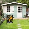 thumbnail image 6 of JOOCAR Welcome Garden 12" x18" Spun linen Outdoor Flag and Banner, Double Sided, 6 of 7