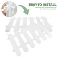 thumbnail image 4 of unbranded 1 Set 2 Pcs Plastic Courtyard Fences Villa School Garden Fences (White), 4 of 6