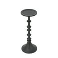 thumbnail image 2 of Home Decor Accessories D4x11" Decorative Black Iron Candle Holder with Spindle Design,Door Stops, 2 of 8