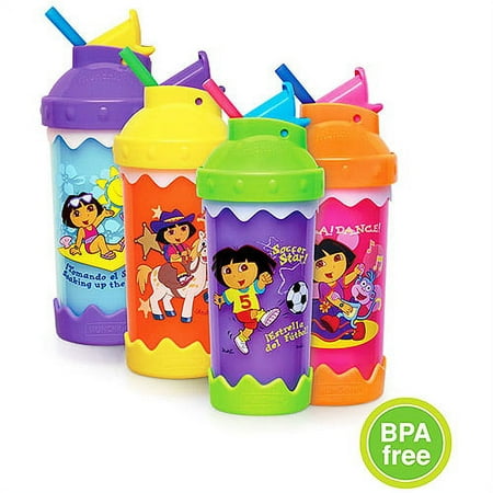 Munchkin Dora 4pk Straw Cups
