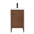 thumbnail image 2 of Vanity Art 20" Bathroom Vanity Cabinet with Ceramic Undermount Sink, Freestanding Storage Cabinet with Ceramic Top, and Removable Shelve, 2 of 7